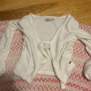 white hollister cover up